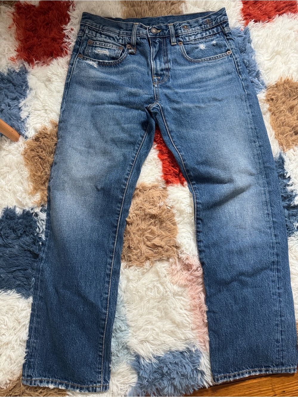 R13 straight leg jeans